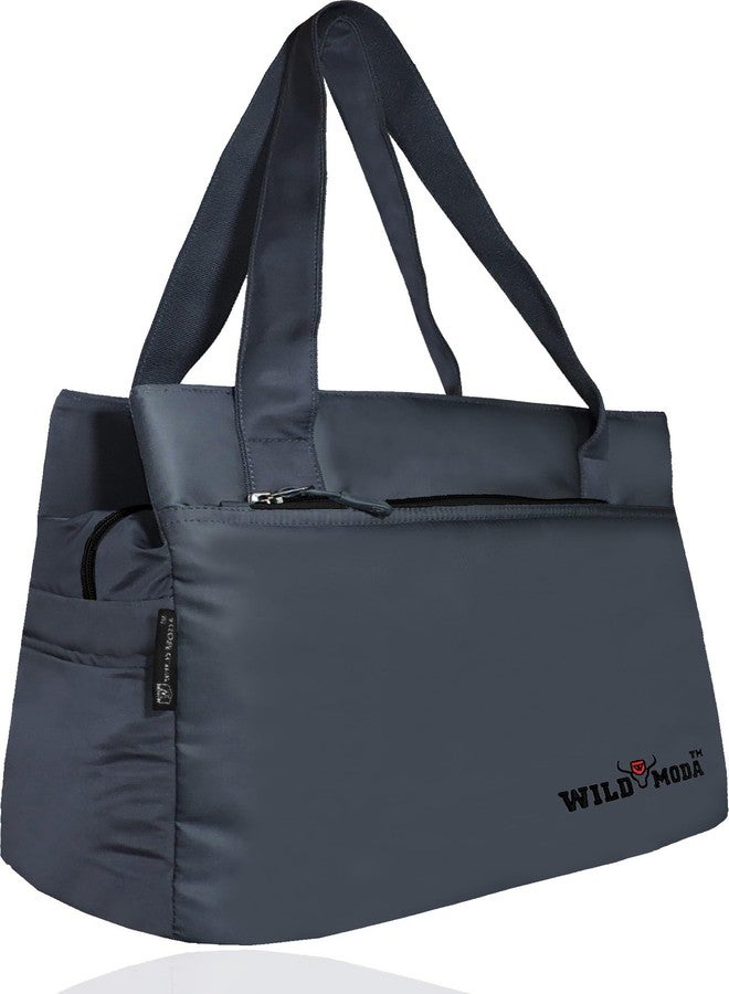 WILD MODA Women's Shoulder Bag, Set of 1 Grey & Black - Image 1